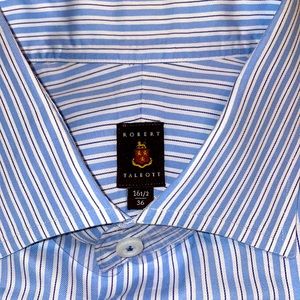 Robert Talbott mens long sleeve button down shirt size Large